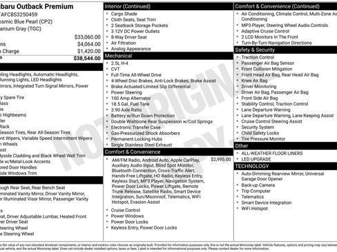 Used 2025 Subaru Outback Premium image 3