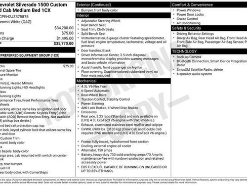 Used 2018 Chevrolet Silverado 1500 Custom RWD image 4