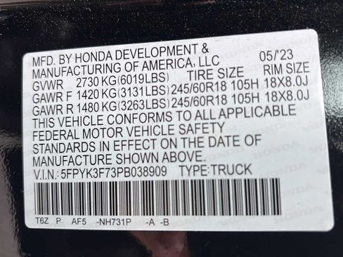 Used 2023 Honda Ridgeline RTL-E image 15