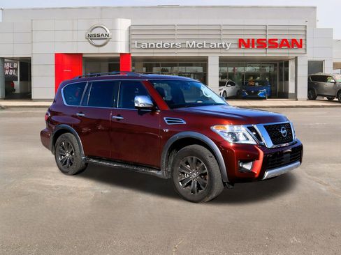 Used 2018 Nissan Armada Platinum w/ Captain Seat Package image 1