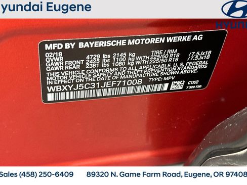 Used 2018 BMW X2 xDrive28i w/ Convenience Package image 39