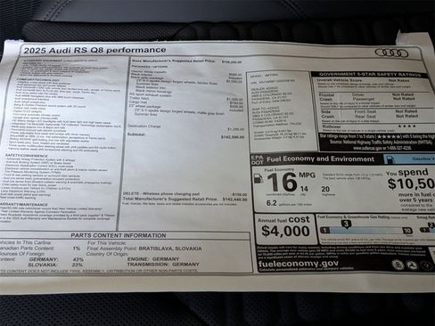 New 2025 Audi RS Q8 performance image 18