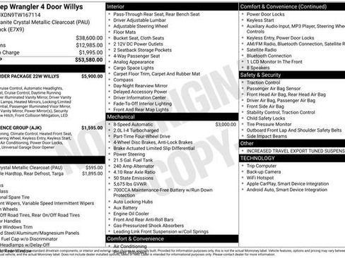 New 2026 Jeep Wrangler Willys image 38
