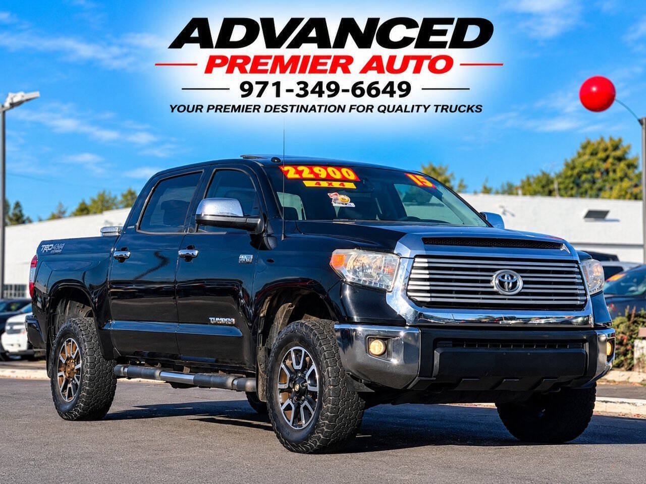 Used 2015 Toyota Tundra Limited w/ T3 Package AWD/4WD image 1