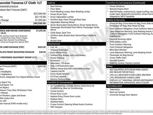 Used 2023 Chevrolet Traverse LT FWD image 34