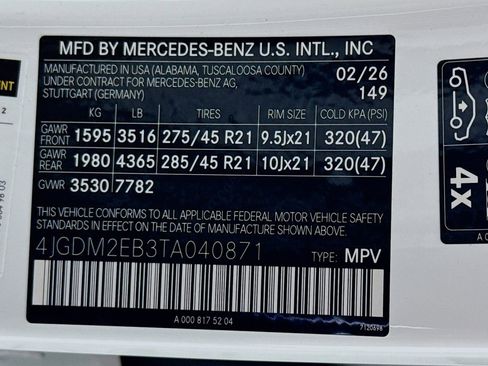 New 2026 Mercedes-Benz EQS 400 4MATIC SUV image 24