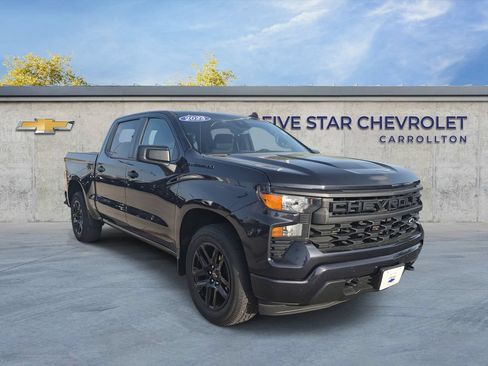 Used 2023 Chevrolet Silverado 1500 Custom w/ LPO, Dark Essentials Package RWD image 1