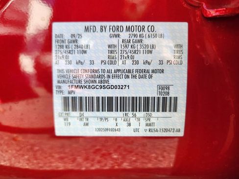 New 2025 Ford Explorer ST w/ Sun And Sound Package image 25