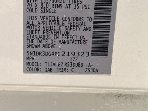 Used 2023 Nissan Pathfinder Platinum w/ Cargo Package FWD image 42