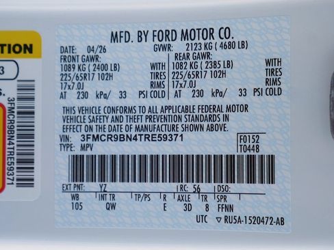 New 2026 Ford Bronco Sport Big Bend AWD/4WD image 39