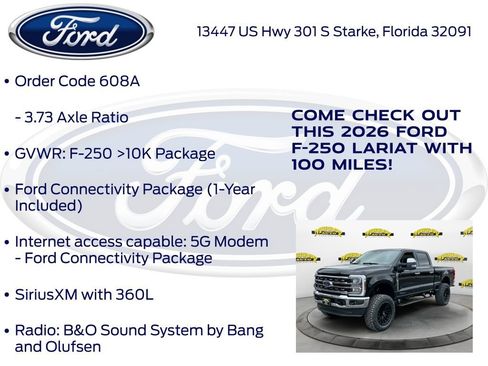 New 2026 Ford F250 Lariat w/ Chrome Package AWD/4WD image 25
