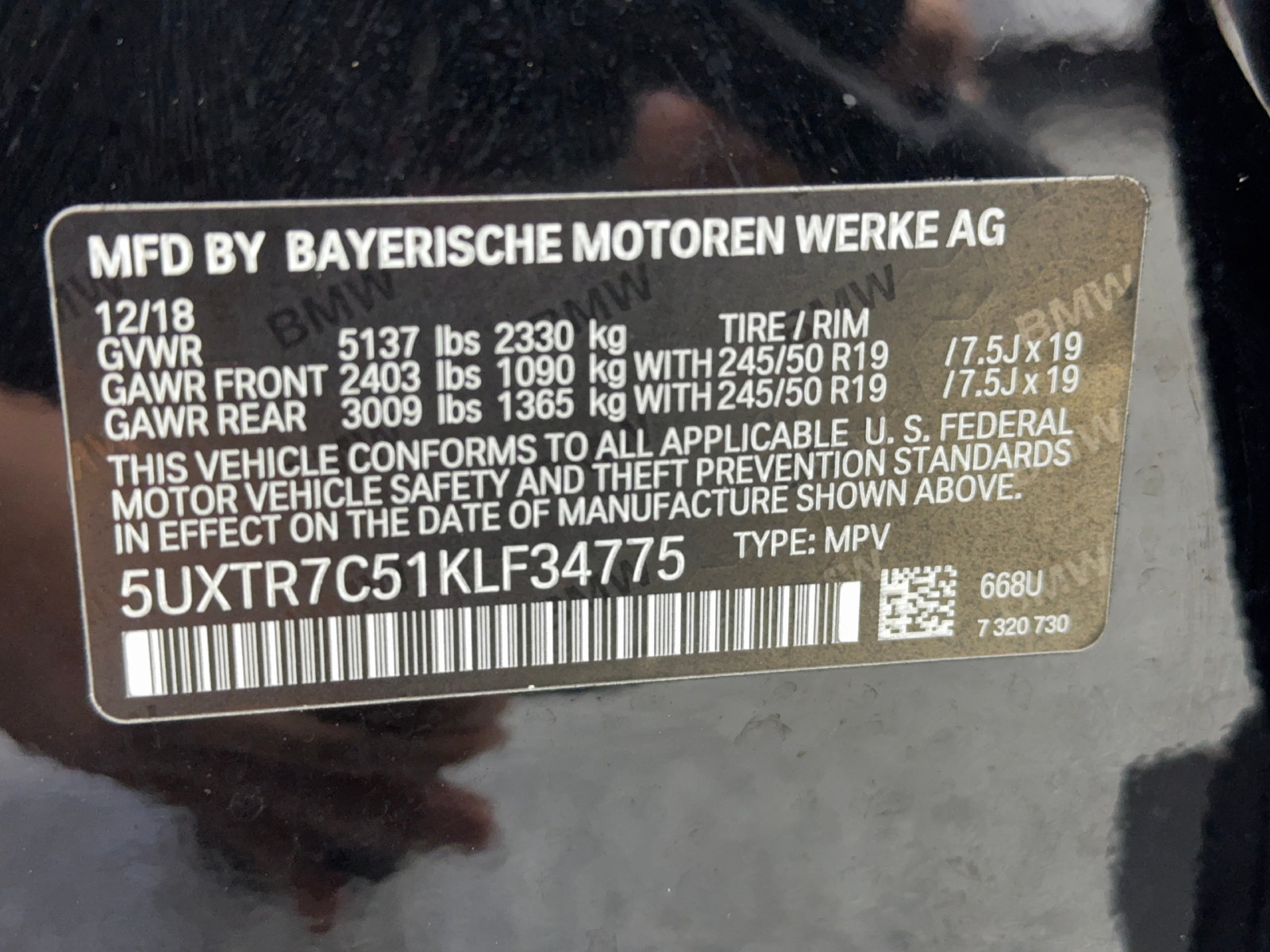 Used 2019 BMW X3 sDrive30i w/ Driving Assistance Package RWD image 51