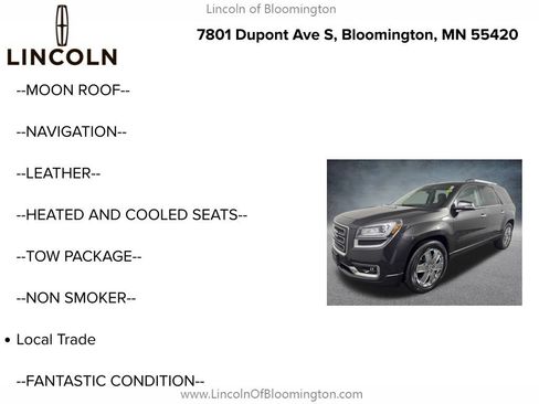 Used 2017 GMC Acadia Limited SLT AWD/4WD image 5