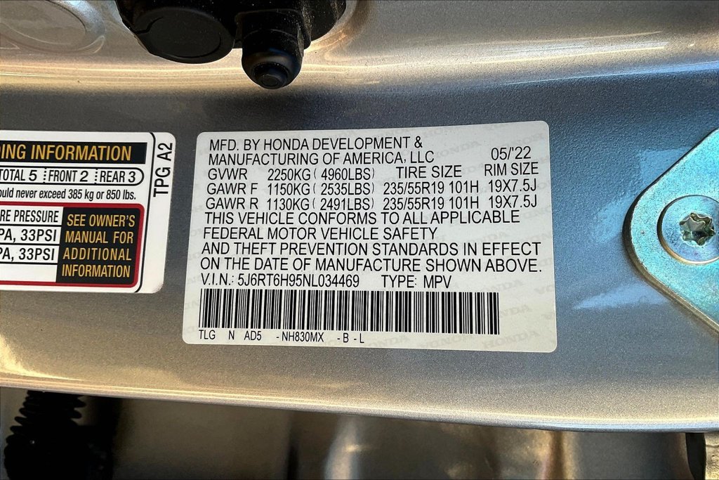 Used 2022 Honda CR-V Touring image 31