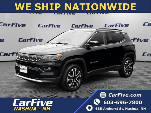 Used 2022 Jeep Compass Limited w/ Sun and Sound Group AWD/4WD image 1