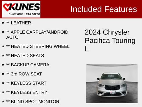 Used 2024 Chrysler Pacifica Touring-L FWD image 2