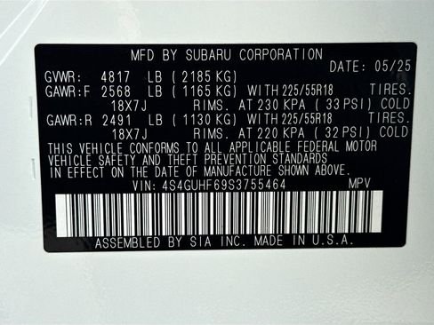 Used 2025 Subaru Crosstrek 2.5i Sport w/ Crosstrek Mirror Package image 45