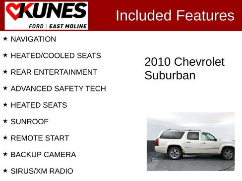 Used 2010 Chevrolet Suburban LTZ image 2