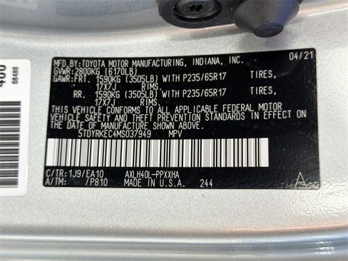 Used 2021 Toyota Sienna XLE image 30