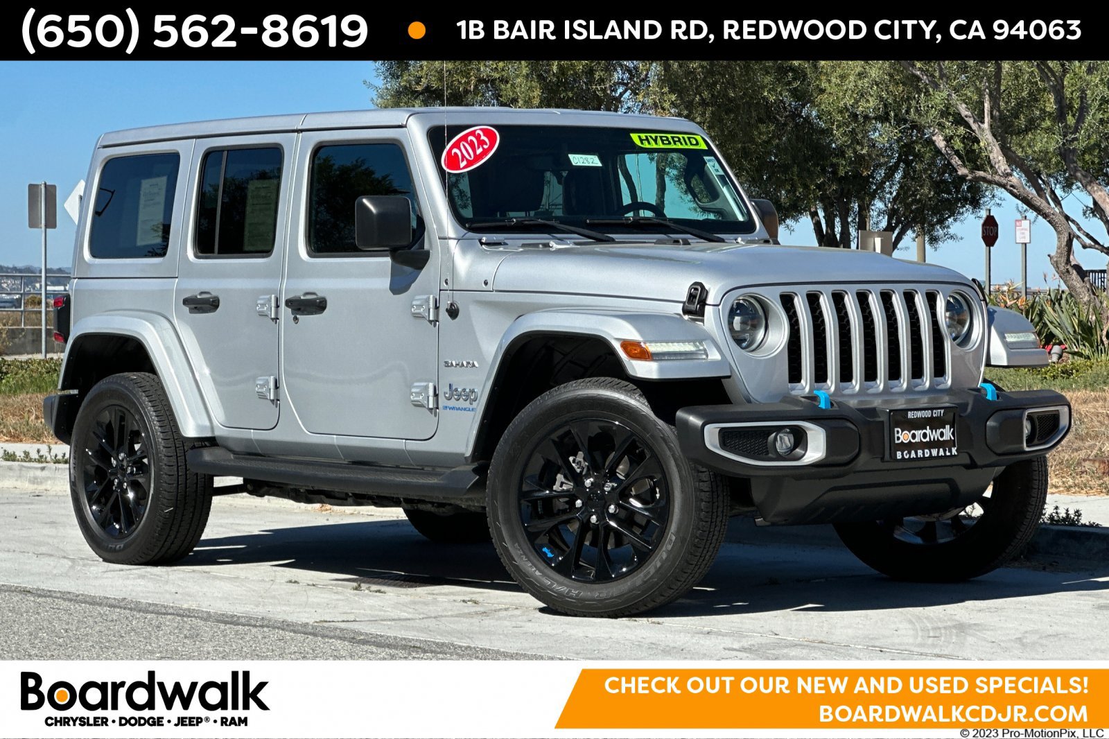 Used 2023 Jeep Wrangler Unlimited Sahara w/ Cold Weather Group AWD/4WD image 1