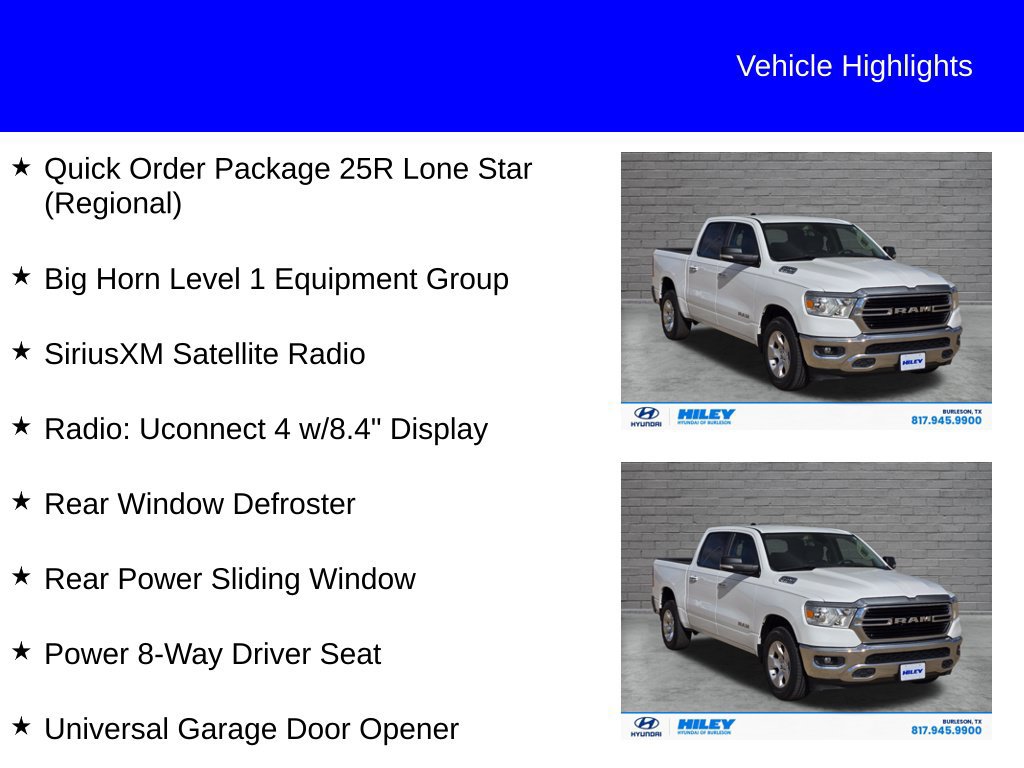 Used 2020 RAM 1500 Lone Star RWD image 11