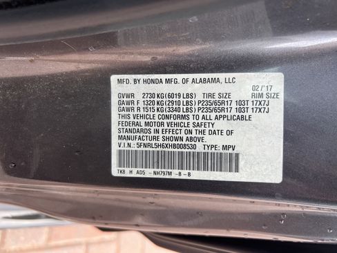 Used 2017 Honda Odyssey EX-L image 36