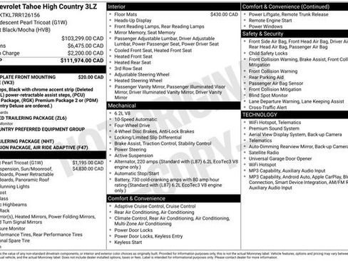 Used 2024 Chevrolet Tahoe High Country AWD/4WD image 36