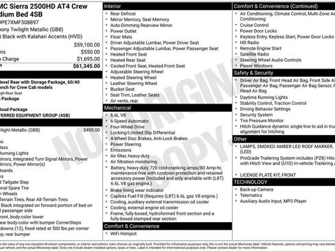 Used 2021 GMC Sierra 2500 AT4 image 2