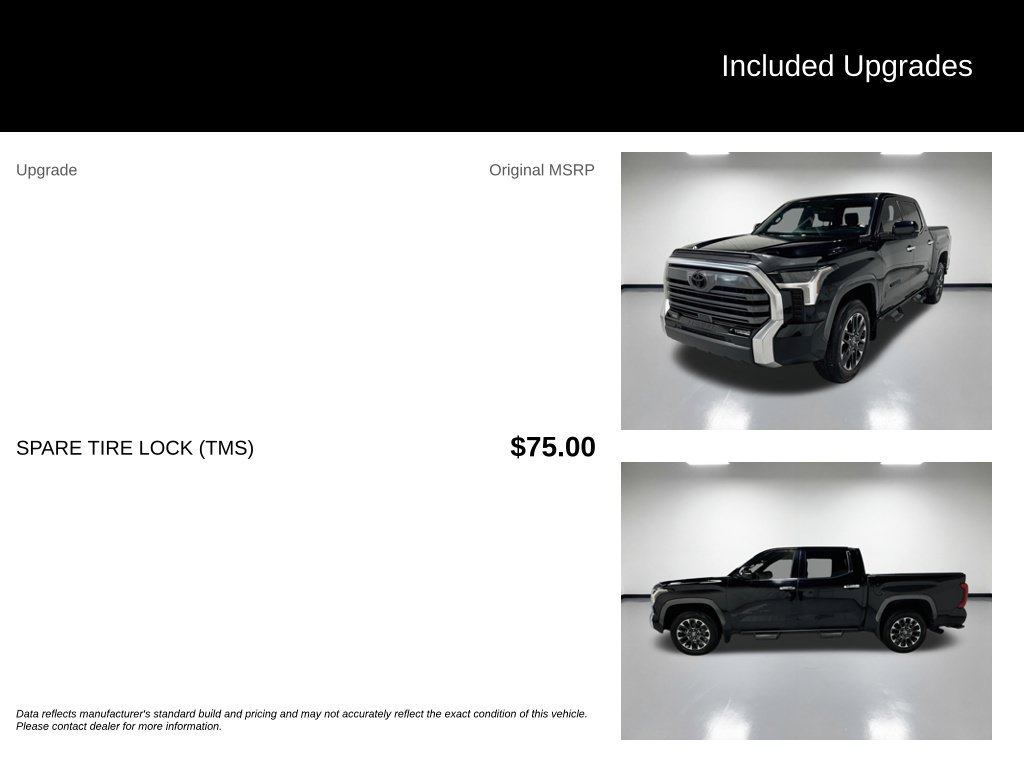 Used 2025 Toyota Tundra Limited AWD/4WD image 8
