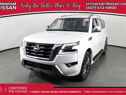 Certified 2022 Nissan Armada Platinum w/ Captain's Chairs Package