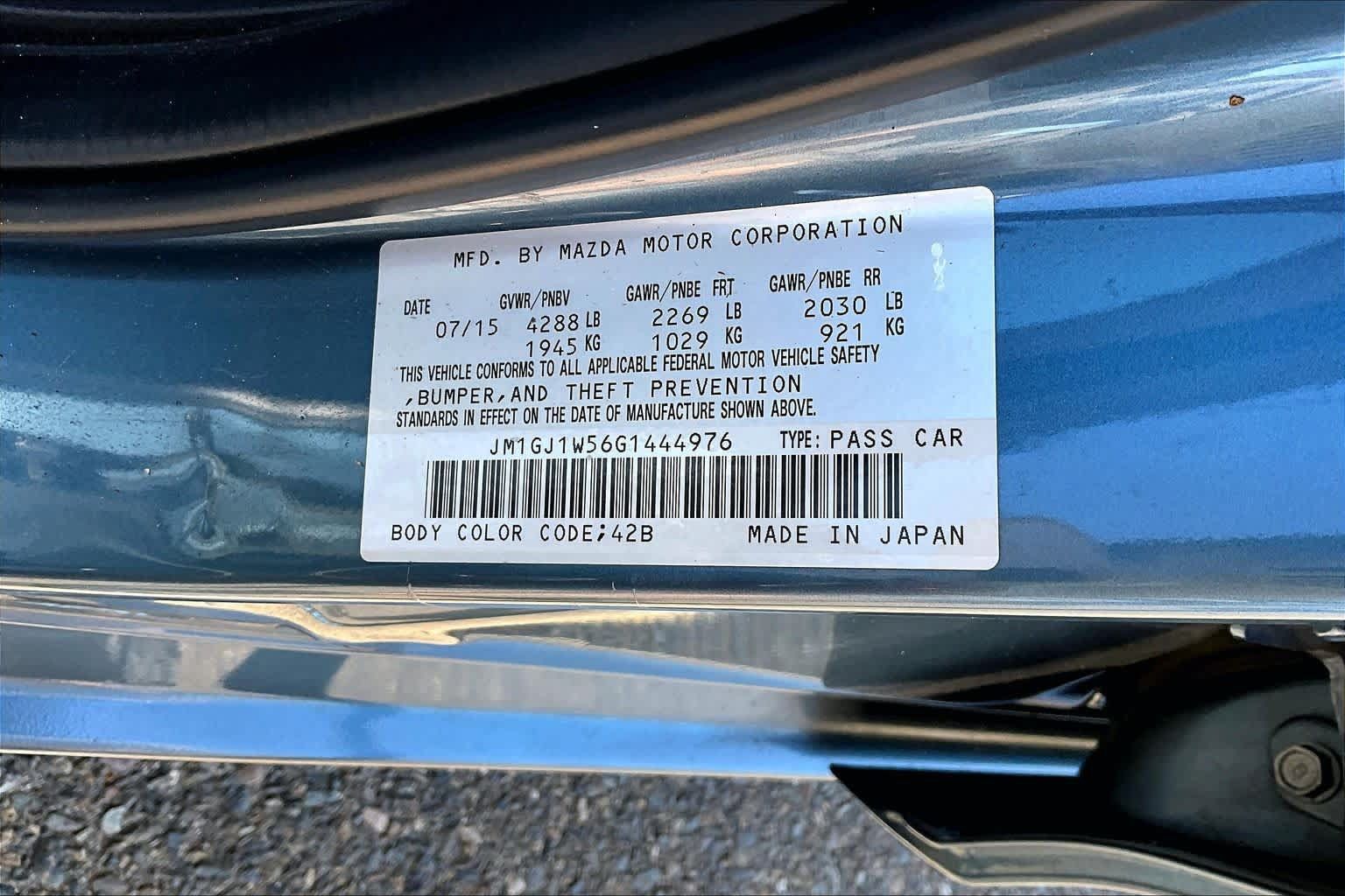 Used 2016 MAZDA MAZDA6 Grand Touring FWD image 36
