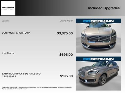 Used 2020 Lincoln Nautilus Reserve w/ Equipment Group 201A image 20