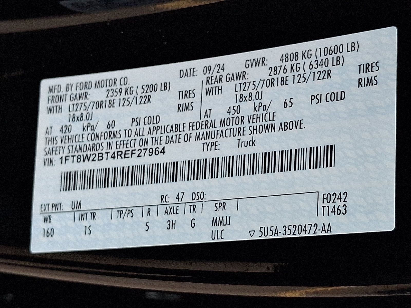 Used 2024 Ford F250 XL w/ STX Appearance Package AWD/4WD image 26