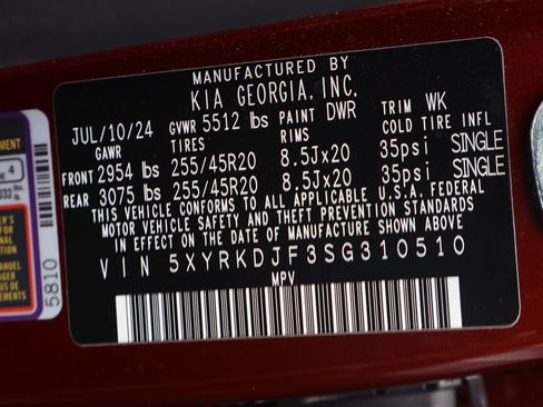 Certified 2025 Kia Sorento SX AWD/4WD image 41