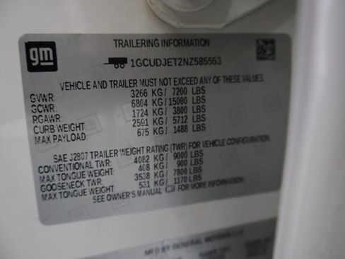 Used 2022 Chevrolet Silverado 1500 High Country w/ Technology Package image 31