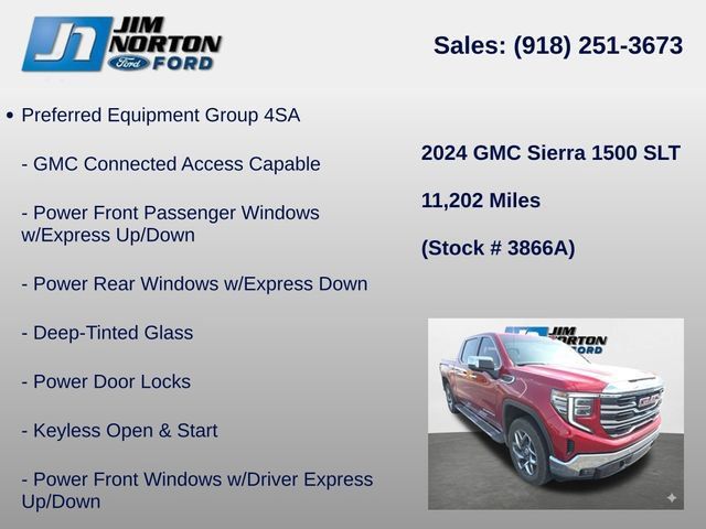 Used 2024 GMC Sierra 1500 SLT w/ SLT Premium Plus Package AWD/4WD image 8
