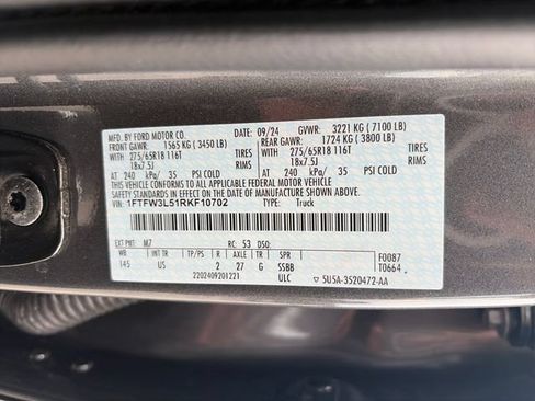 Used 2024 Ford F150 XLT w/ Equipment Group 302A MID AWD/4WD image 29