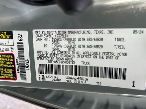 Used 2024 Toyota Tundra 1794 Edition image 34