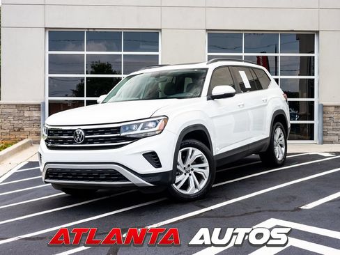 Used 2021 Volkswagen Atlas SE w/ Panoramic Sunroof Package FWD image 1