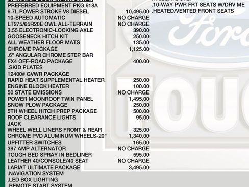 Used 2020 Ford F350 Lariat w/ Lariat Ultimate Package image 29