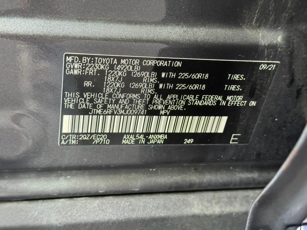 Used 2021 Toyota RAV4 XSE w/ XSE Grade Weather Package AWD/4WD image 32