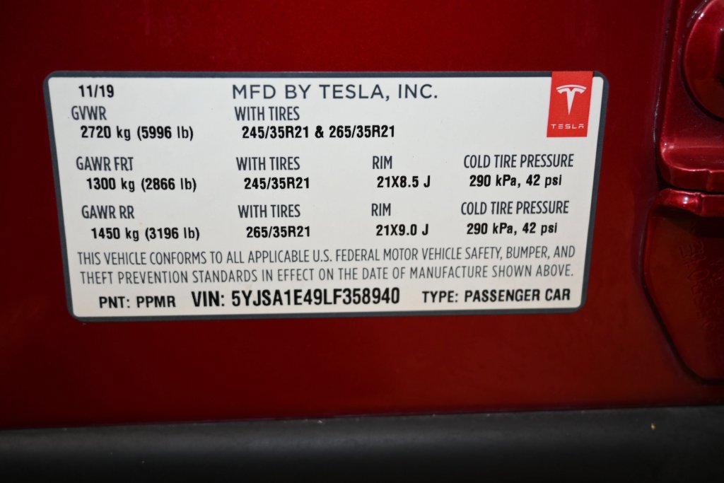 Used 2020 Tesla Model S Performance AWD/4WD image 38