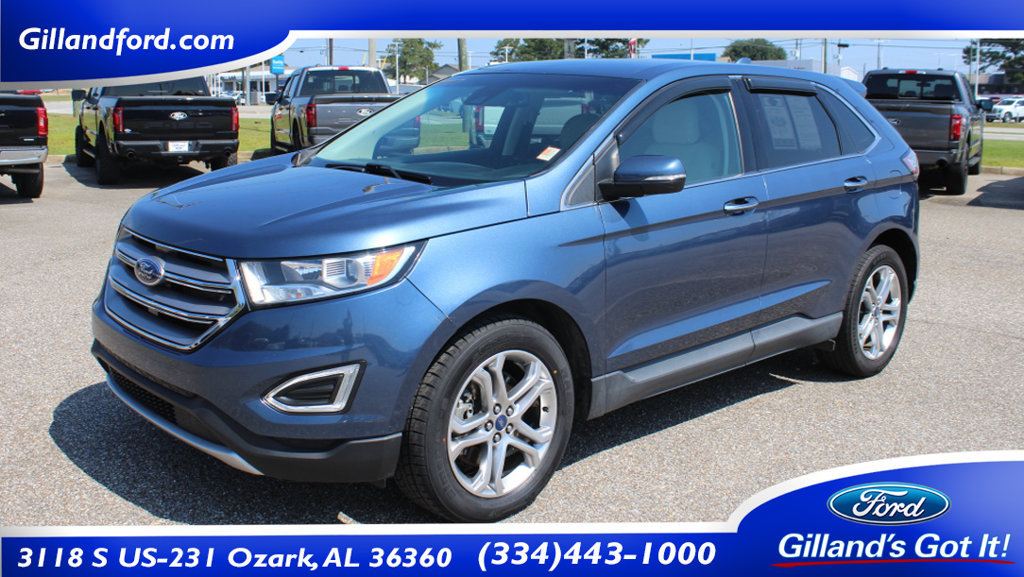 Used 2018 Ford Edge Titanium w/ Ford Safe & Smart Package FWD image 1