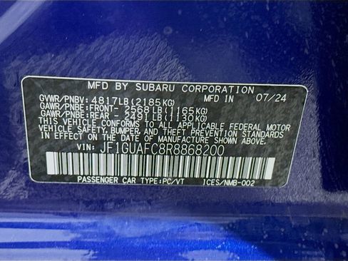Certified 2024 Subaru Impreza 2.0i Sport image 33