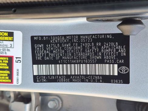 Used 2023 Toyota Camry LE FWD image 16