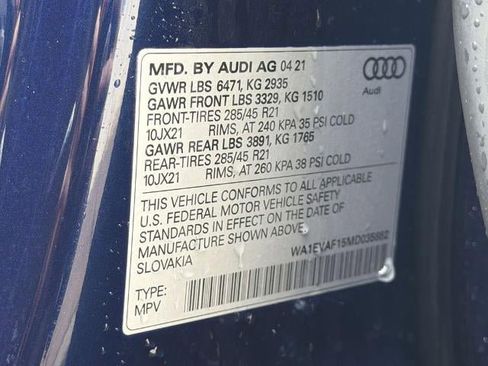 Used 2021 Audi Q8 Premium Plus w/ Premium Plus Package AWD/4WD image 21