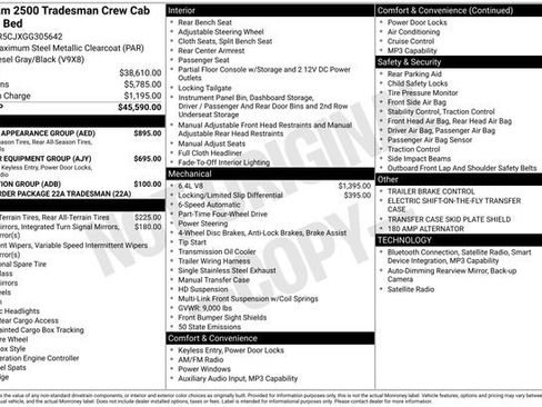 Used 2016 RAM 2500 Tradesman w/ Chrome Appearance Group image 36