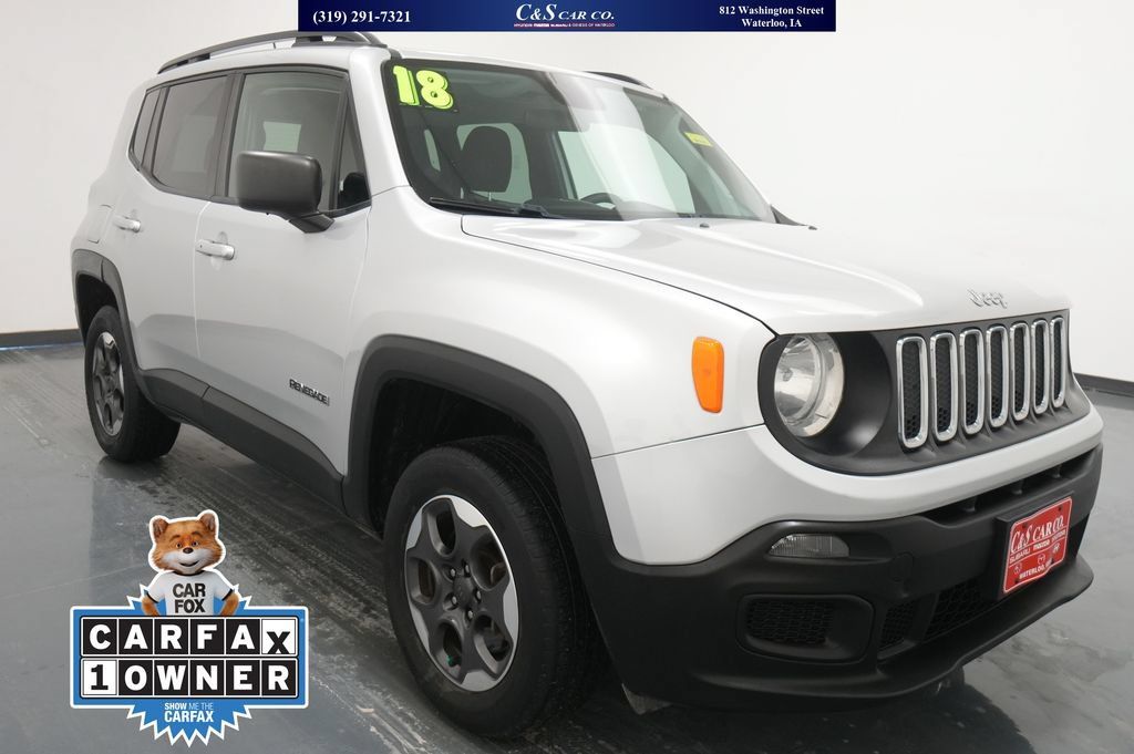 Used 2018 Jeep Renegade Sport w/ Power & Air Group AWD/4WD image 1