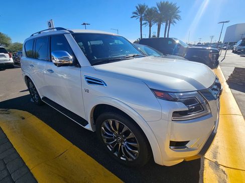 Used 2022 Nissan Armada Platinum w/ Captain's Chairs Package image 2