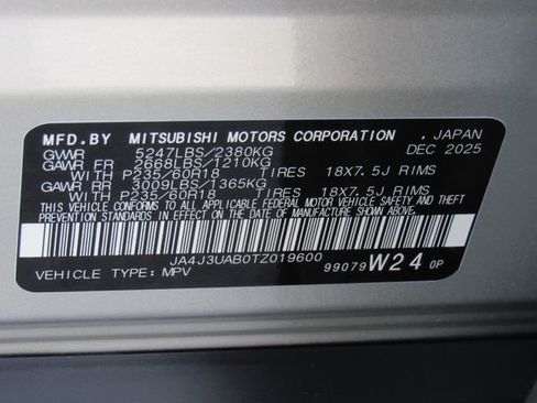 New 2026 Mitsubishi Outlander ES FWD image 20
